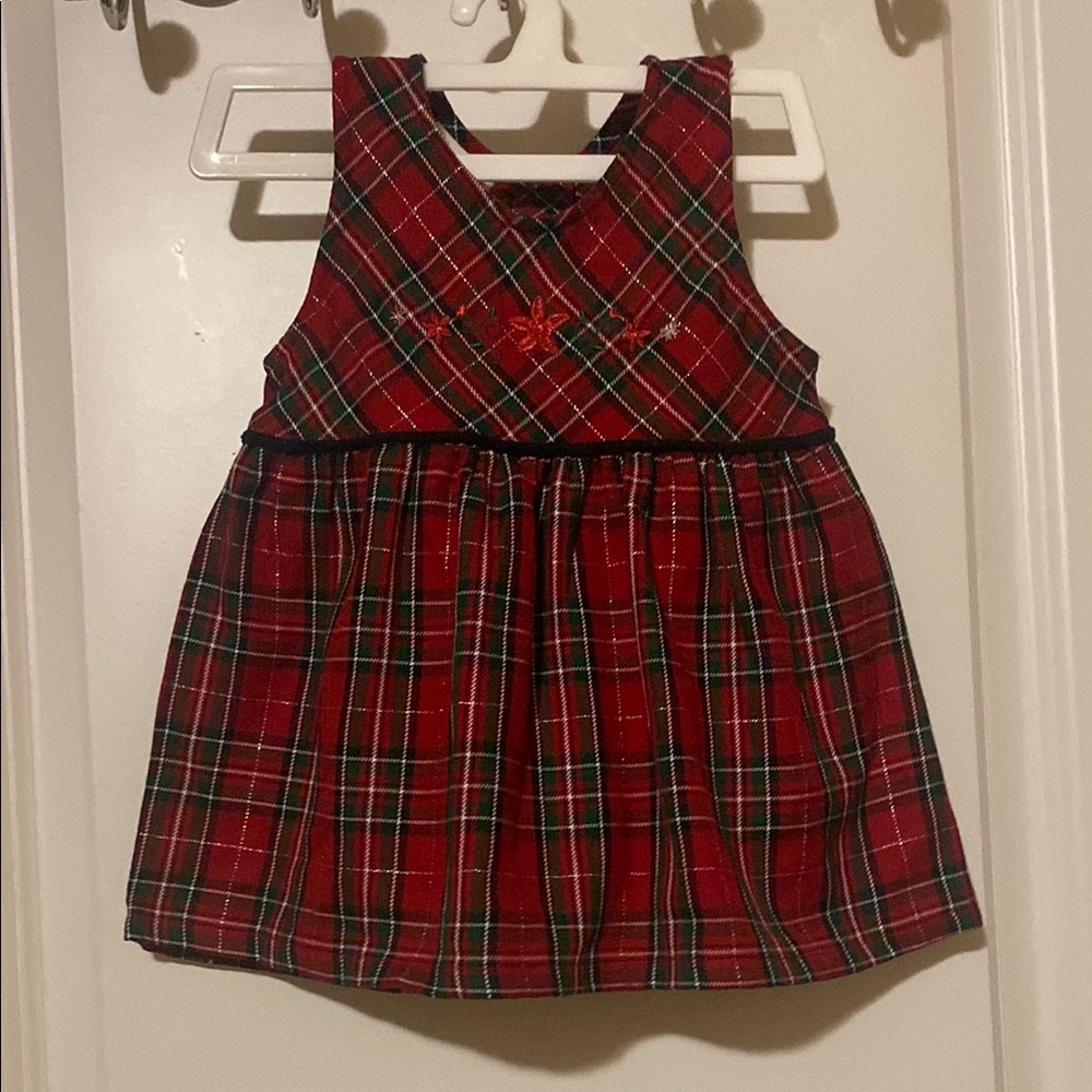 Oshkosh red plaid dress